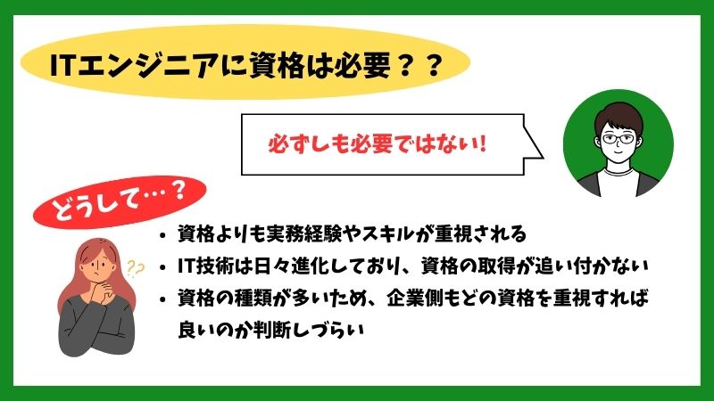 ITエンジニアに資格は必要?